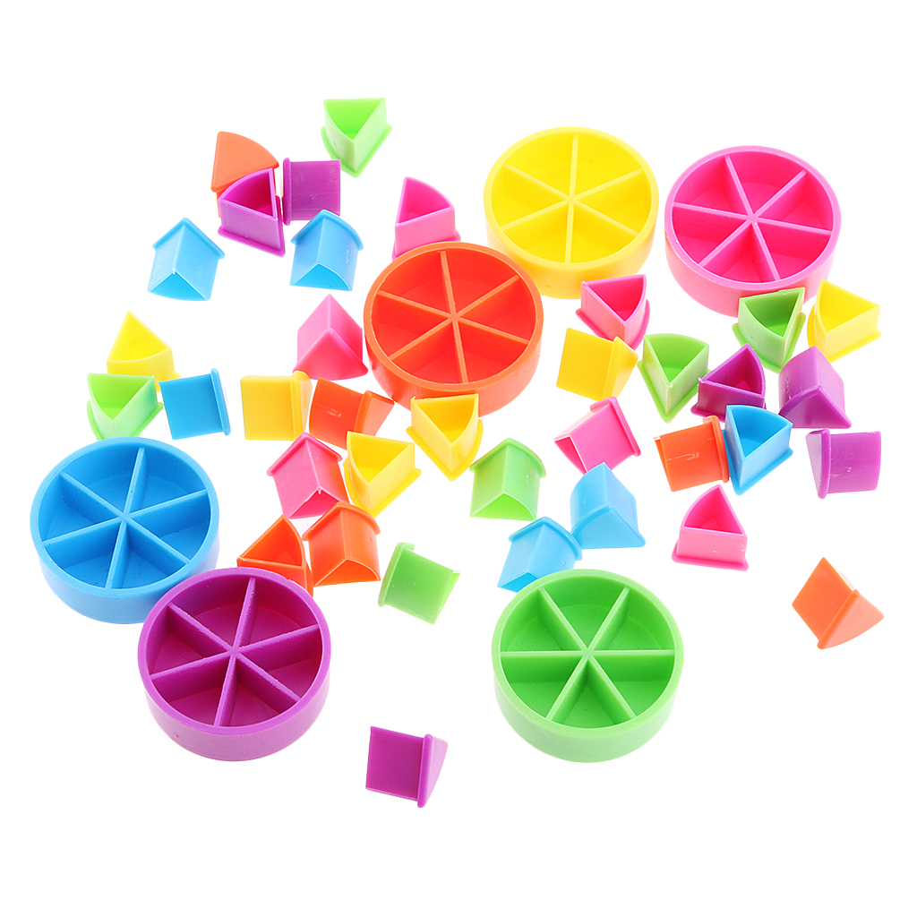 84 Stücke Trivial Pursuit Spiel Pieces Pie Wedges Mathematik Material 