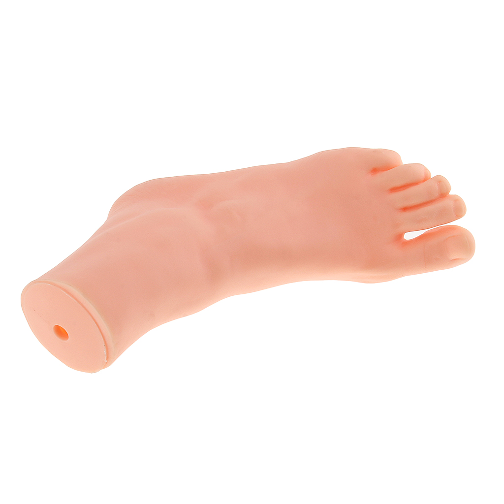 Description Picture 6 of itemSilicone Female Left Foot Life Size Mannequin Nail Art Practice Shoe Sock