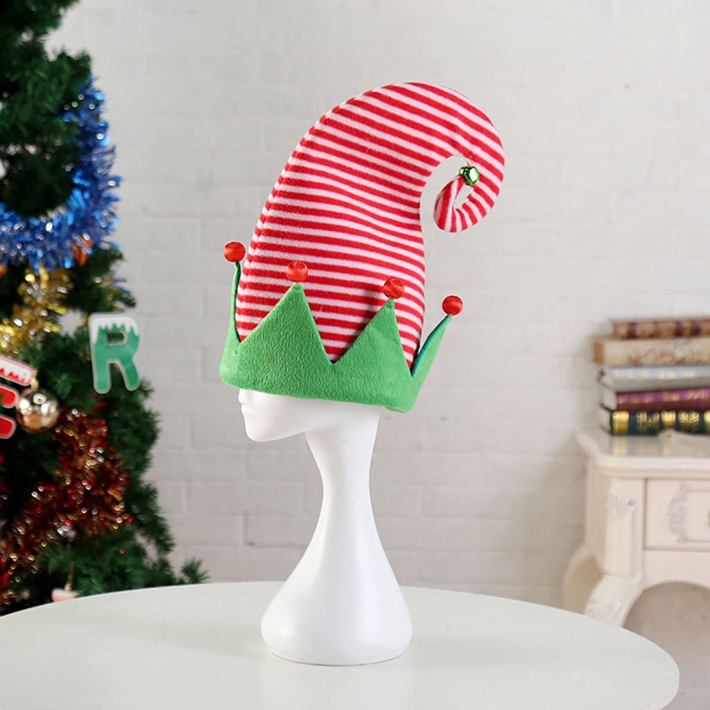 Christmas Hat & Headbands Xmas Decorations Santa Elfs Headwear Funny Novelty 