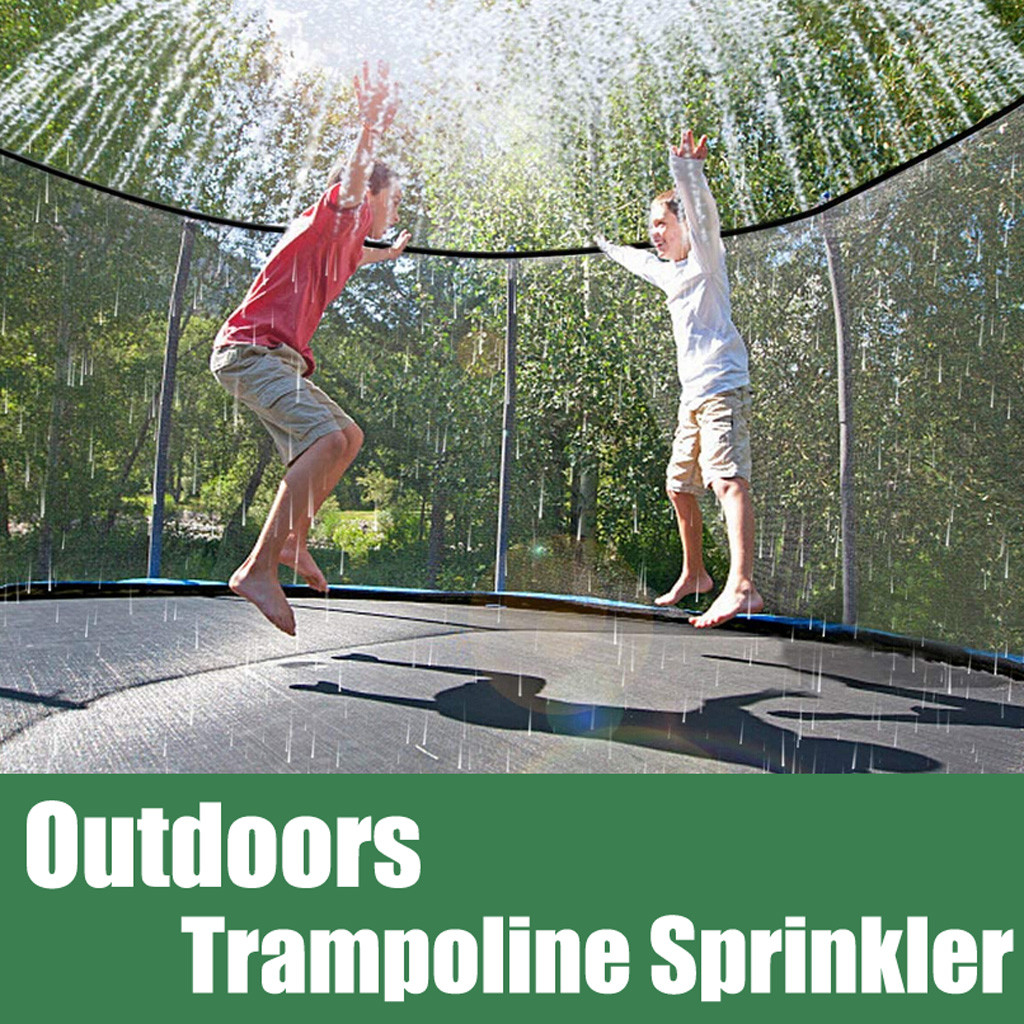 Outdoor Trampoline Sprinkler Kids Water Sprinkler Summer Water Fun For Kids Yard Irrigation Irrigation Swimming Pool Accessories Pool Accessories Aliexpress