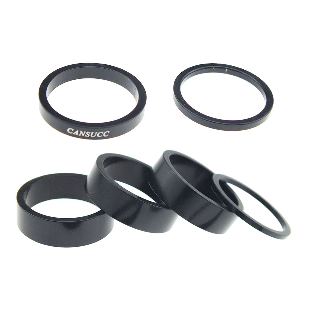 Bicycle Fork Washer 4 Colors 4Pcs//Set 5mm//10mm//15mm//20mm Aluminum Alloy Bike Front Stem Headset Spacer Blue
