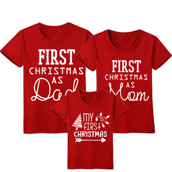 mom dad and baby christmas outfits