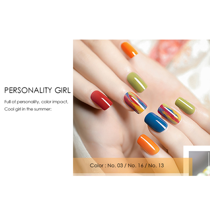 1 pcs candy color nail polish long lasting nail art varnish