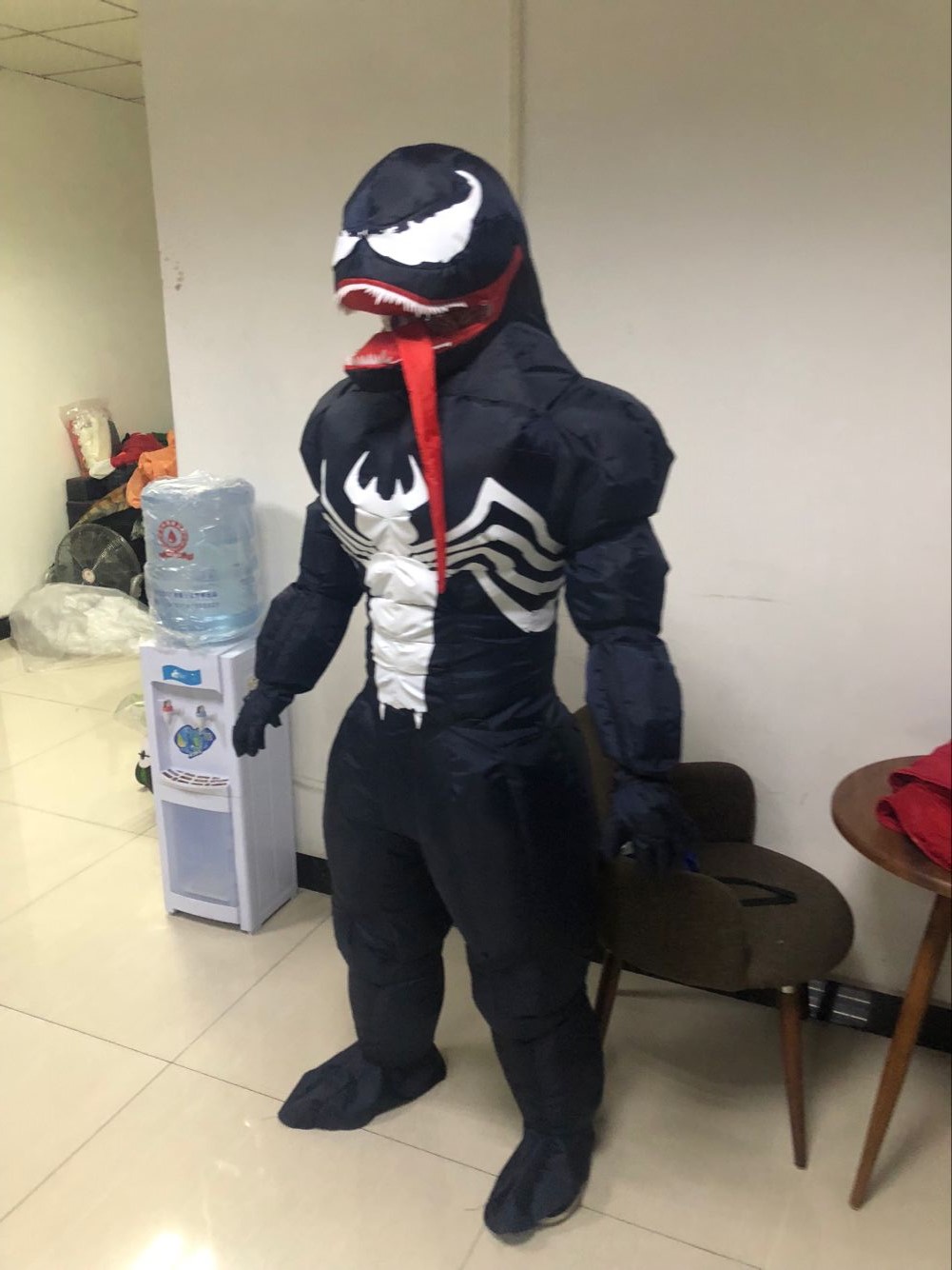 Adult Venom Cosplay Inflatable Costume Hallowe