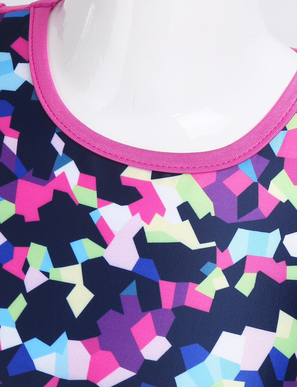 Kids Girls Gymnastics Dance Outfit Digital Printed Tank Crop Top+Legging Costume
