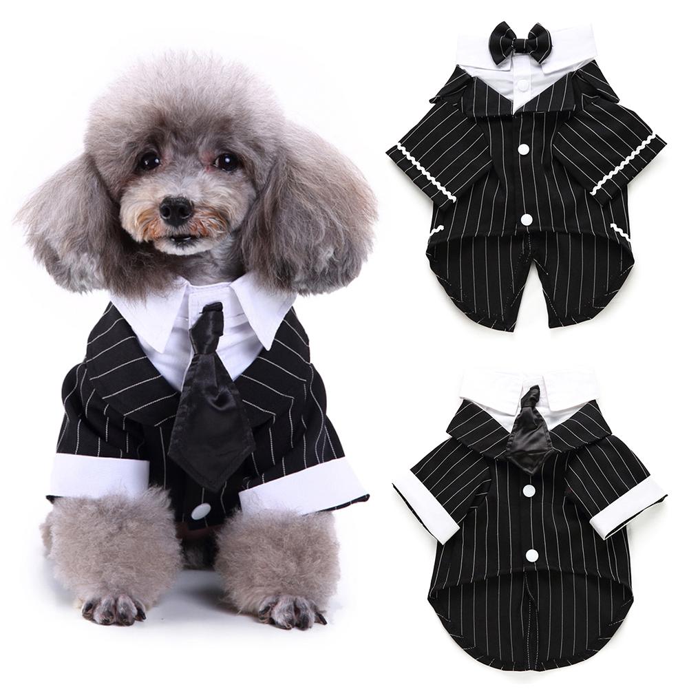 DOG PUPPY CAT PET CLOTHING BLACK WHITE PINK BOW TIE TUXEDO COSTUME COUTURE NWT 