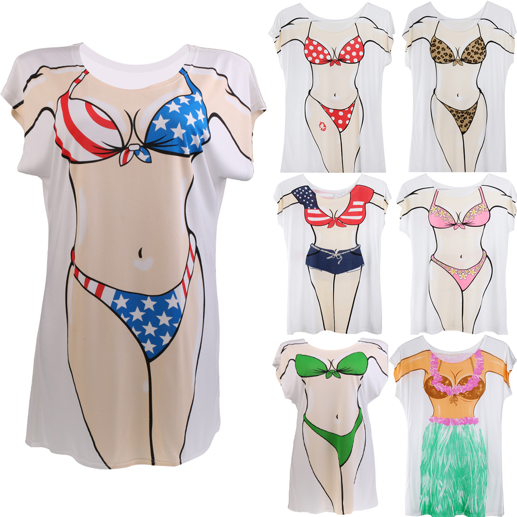 Novelty Young Girl 3d Print T-shirt Women's Fashion Cover-Ups Swimwear Bikini Hen Night Pajama Oversize T-Shirt Tee Novelty Young Girl 3d Print T-shirt Women's Fashion Cover-Ups Swimwear Bikini Hen Night Pajama Oversize T-Shirt Tee