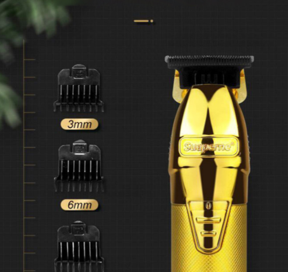 Suaperne S9 Professional Hair Clipper Electric Hair Trimmer Retro Hair Curving Shaver For Bald