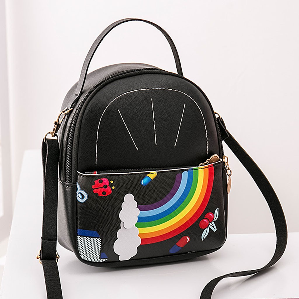 rainbow mini backpack