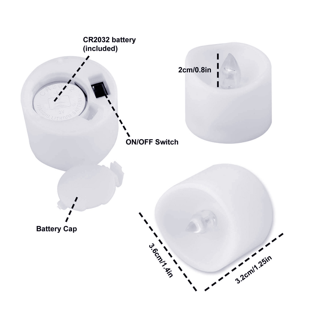 tea lights flameless candles lamp smokeless wedding best gift