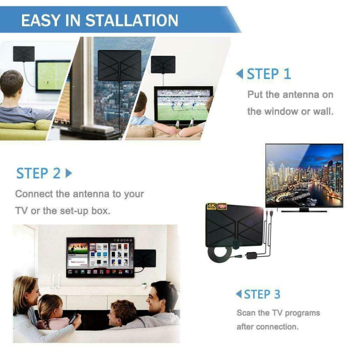 tv digital 4k hd digital indoor hdtv 1080p skywire antena ing