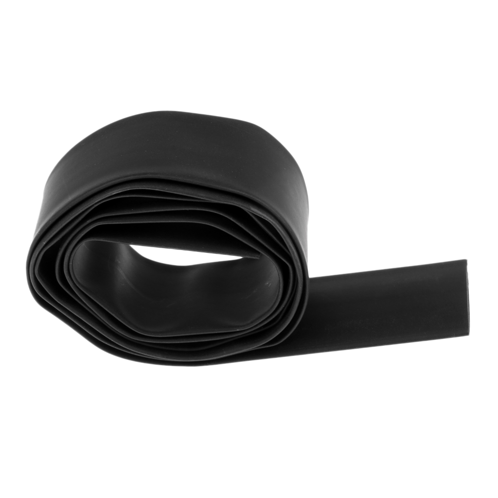 Black Heat Shrink Sleeve Sleeving Tube Tubing for Fishing Rod Handle Wrap 
