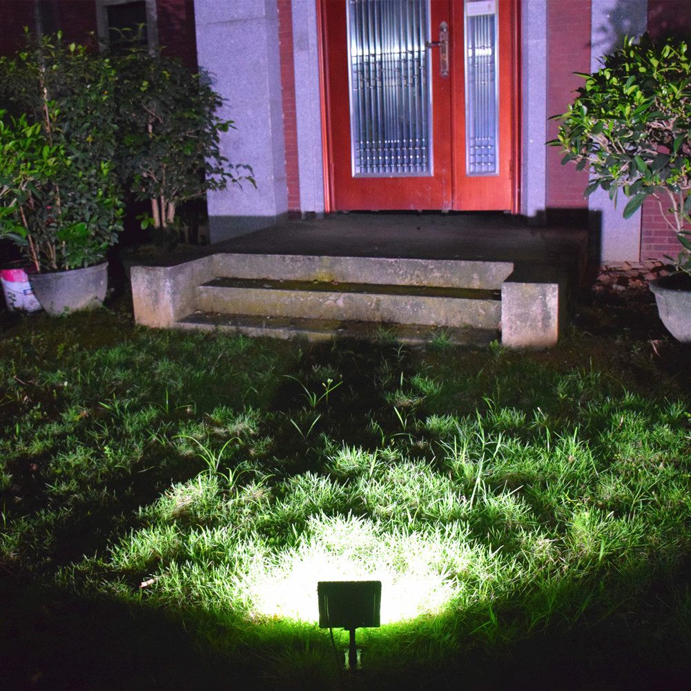 Luz Solar LED con Panel Solar Separable, reflector de cable de 16 pies