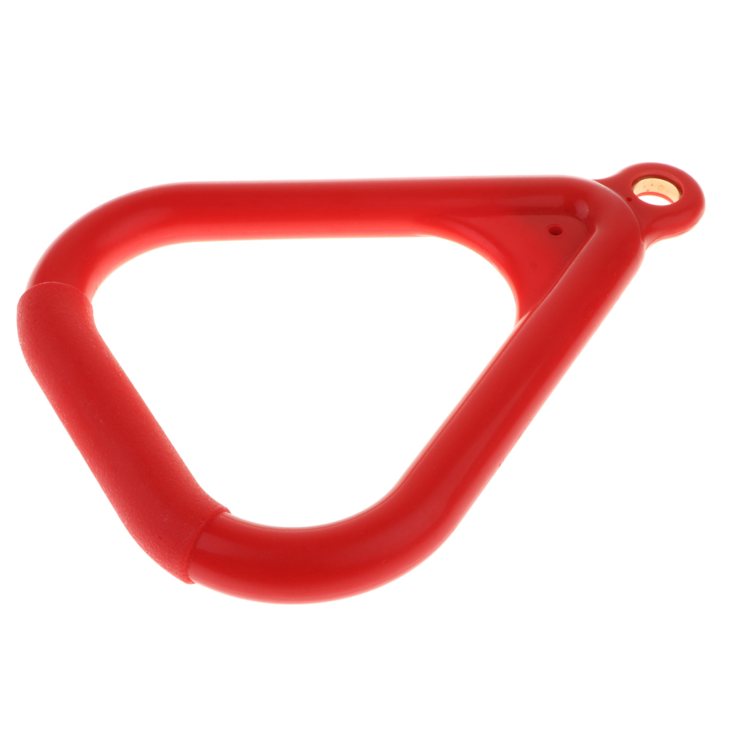 Trapeze Plastic Handles RED Swing Safety Grip Playground Cubby House Accessories 