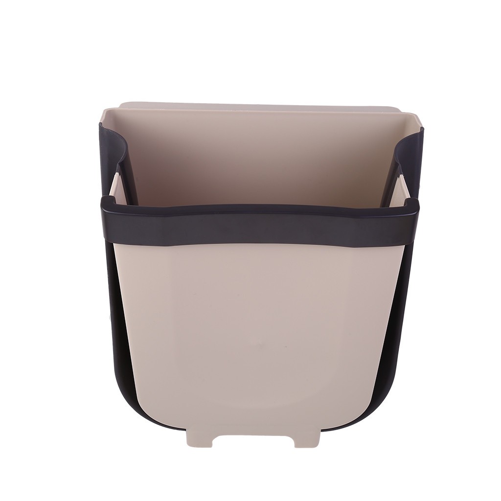 Papelera plegable creativa, montada en la pared, colgador para puerta