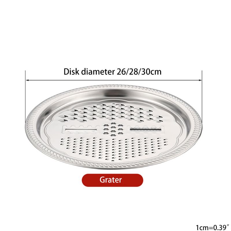Home Kitchen Portable Multifunctional Stainless Steel Grater Basin