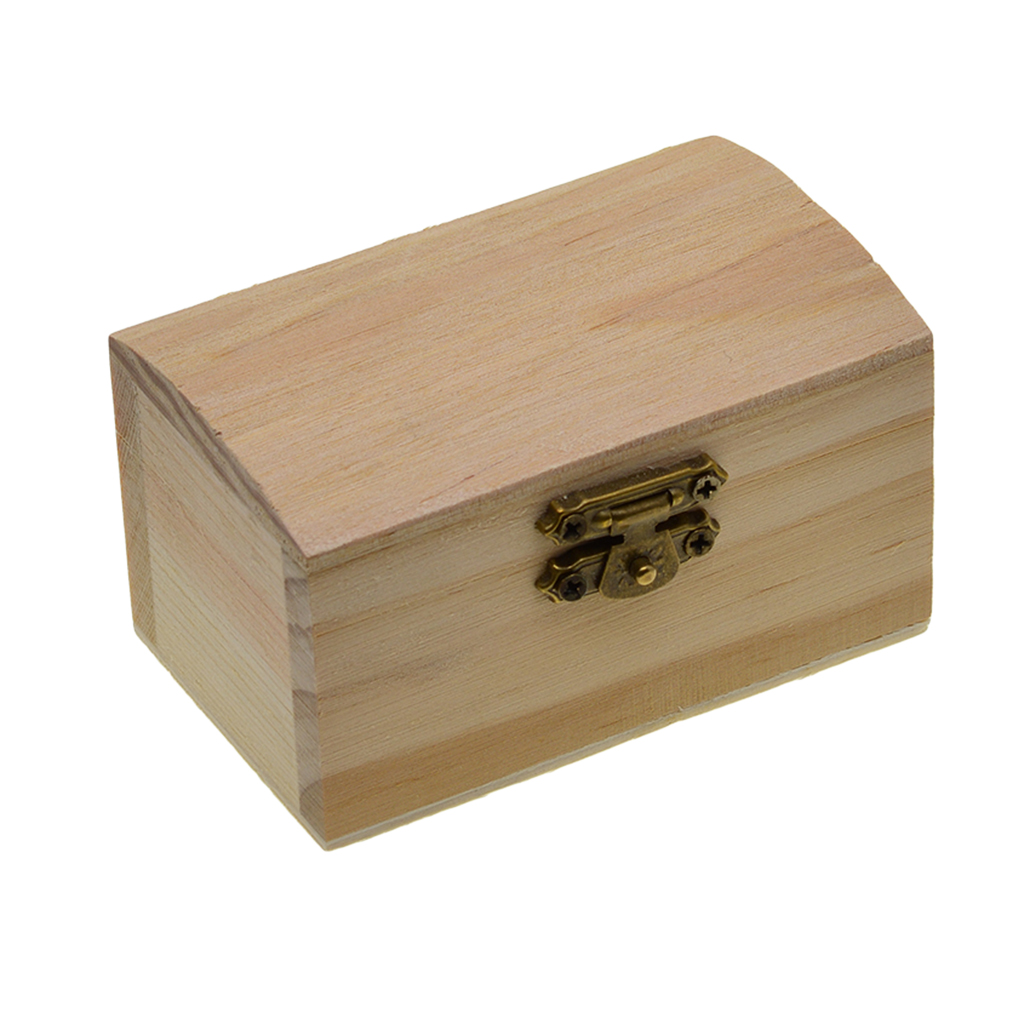 unfinished wooden craft boxes