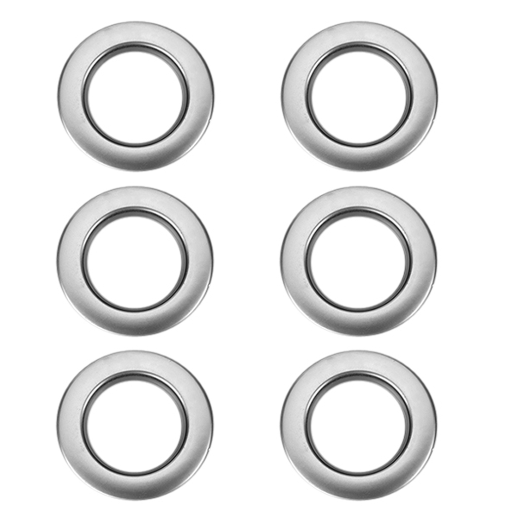 43mm Curtain Eyelet Ring Snap For Blinds Drapery Circle Slide Round Clip Grommet