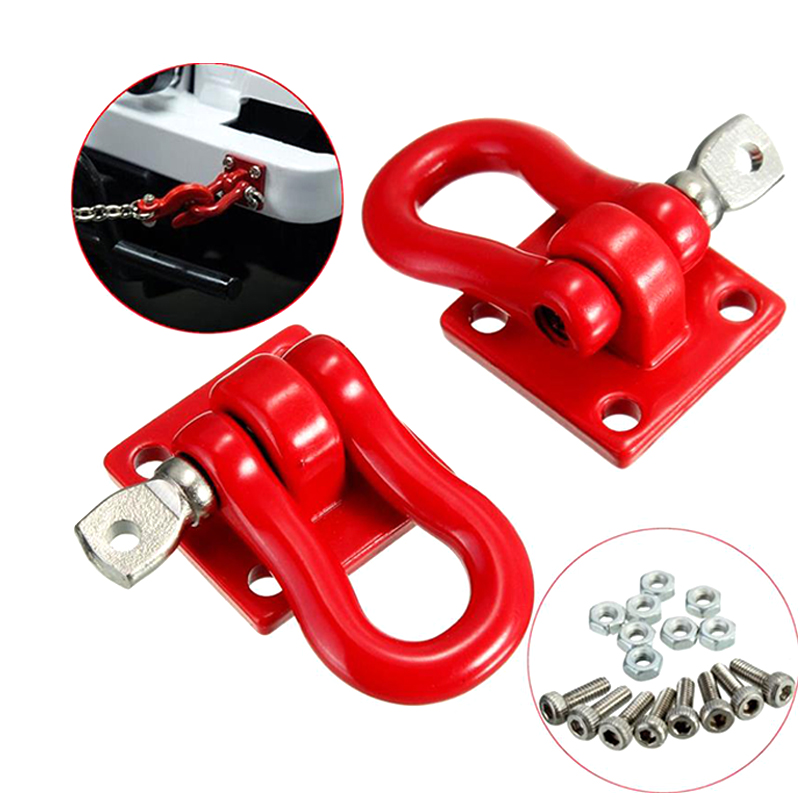 RC Car Accessories Tow Hook 2Pcs Trailer Hooks for 110 RC Rock Crawler