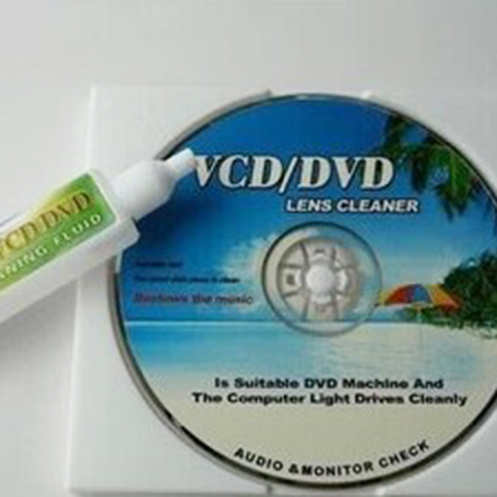 Portable New CD VCD DVD Player Lens Cleaner Dust Dirt Removal Cleaning