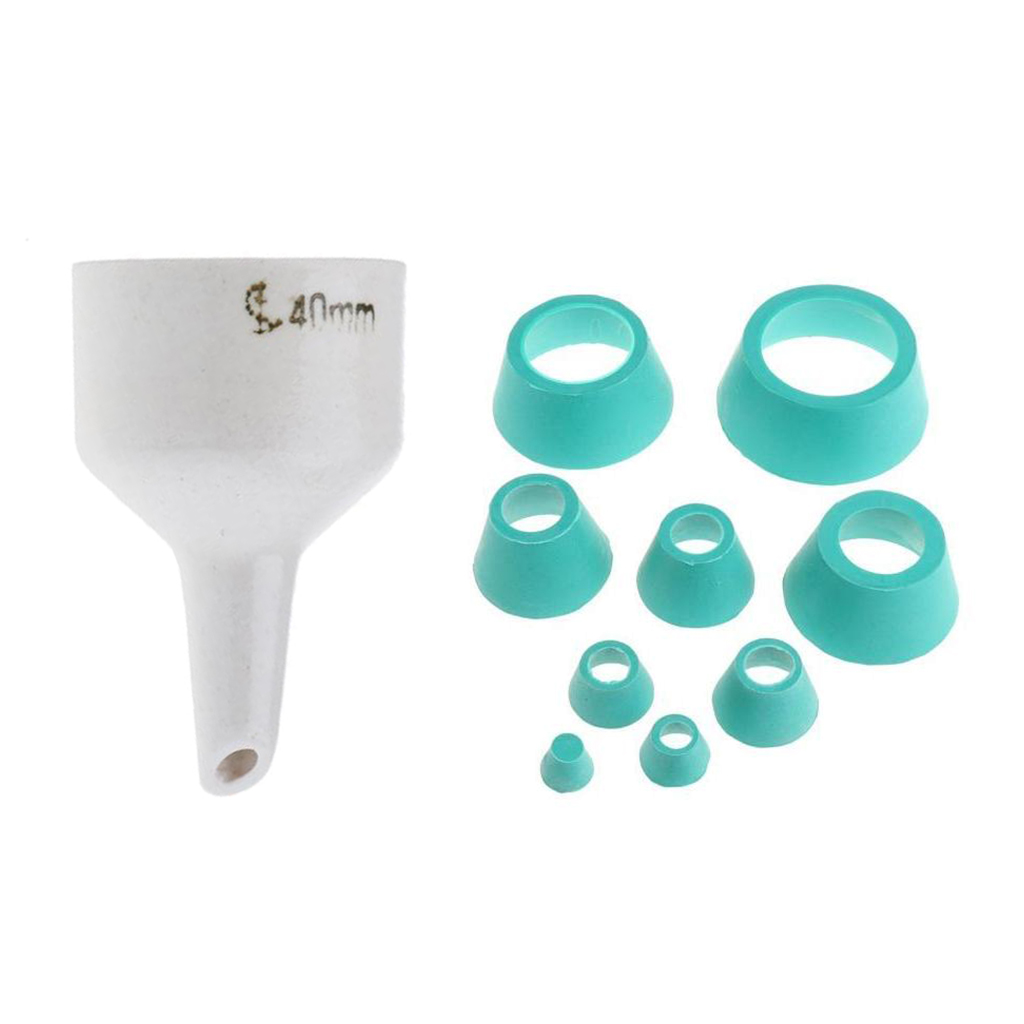 feiyang Buchner Funnel Flask Adapter Set,Tapered Collar Green 8 Sizes Industrial & Scientific
