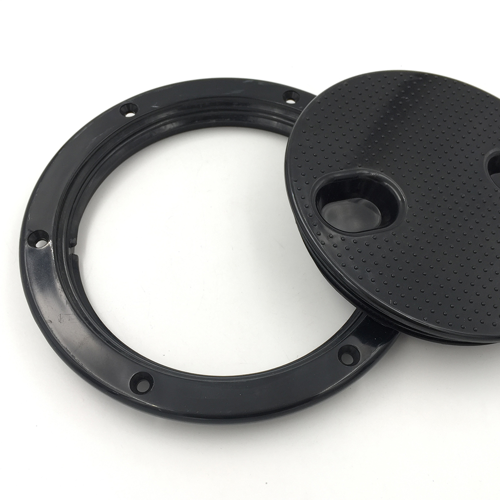 INSPECTION COVER 1/4 turn to lock. ACCESS HATCH 135 x115mm BLACK PLASTIC 