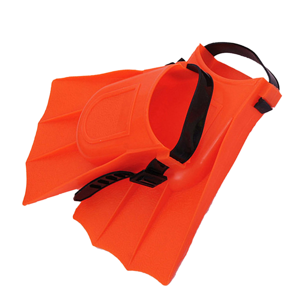 Adjustable Swim Flippers Fins Swimming Diving Learning Tool Green Small