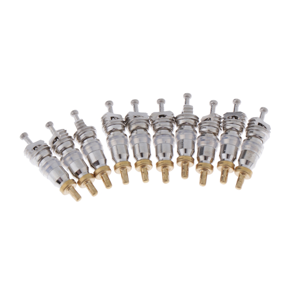 Description Picture 2 of item10Pcs R410 Brass Valve Cores Repl ement for   & Refrigeration
