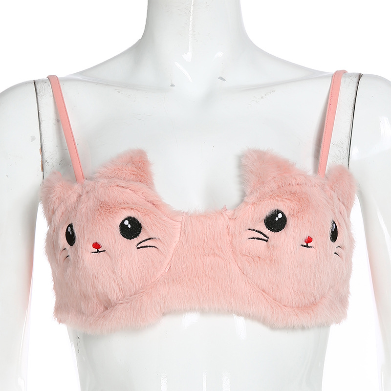 Cute cat bra Clearance