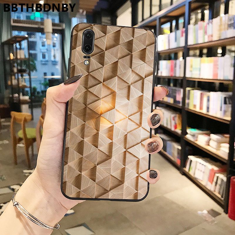 For huawei P30 Wood grain