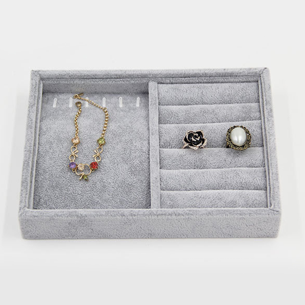 Ring Earrings Bracelet Cufflinks Jewelry Organizer Tray Drawer