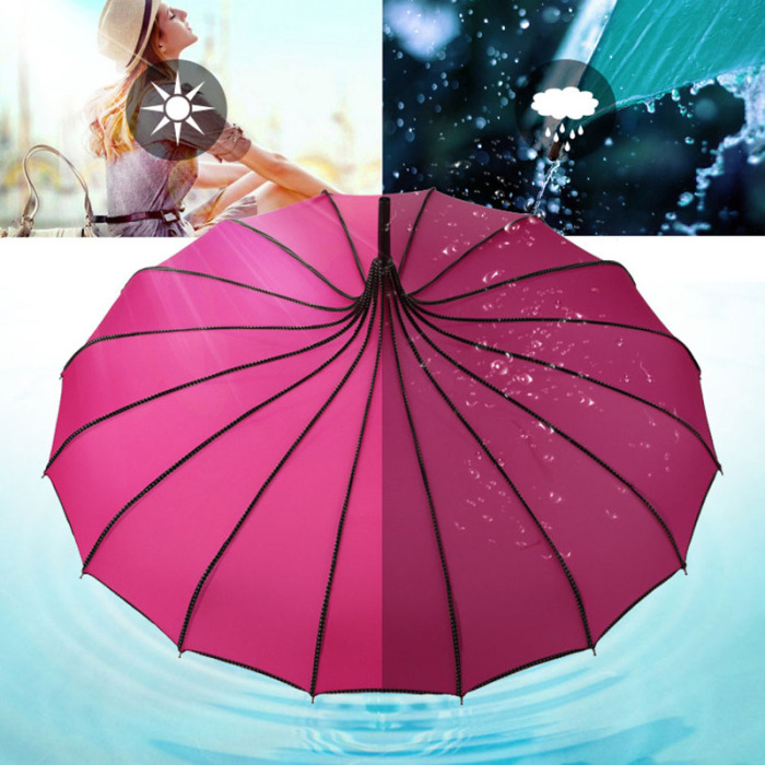 Description Picture 2 of itemVintage Pagoda Umbrella Bridal Wedding Party Sun Rain UV Protective Umbrella