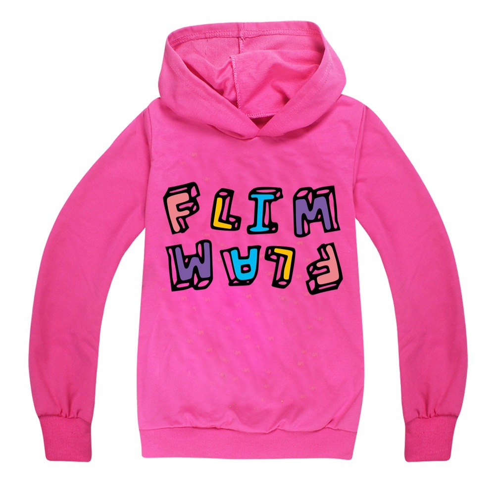 JIAQUN Flamingo Flim Flam Unisex Kids Zipper Hoodie Long Sleeve Sweatshirt Tops Boys Girls?Printing Coat