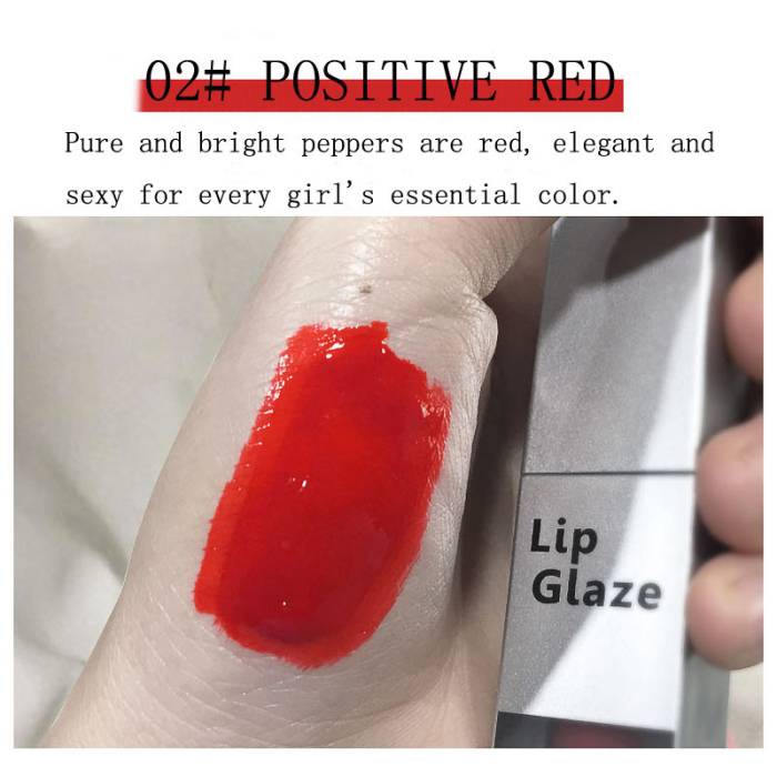 glossy lip glaze long lasting moisturizing jelly liquid lipstick