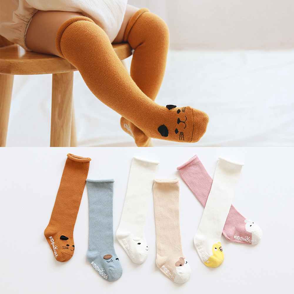 TheFound Unisex Baby Girls Boys Socks Knee High Stockings Bow Socks