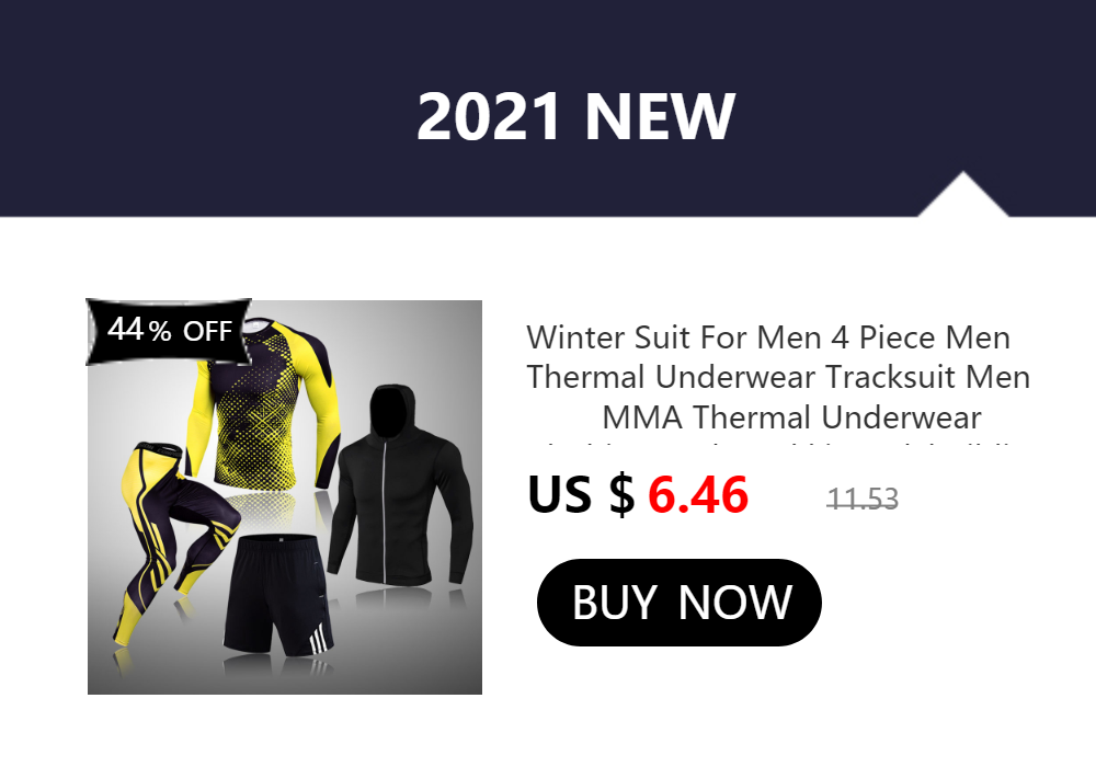 Description Picture 5 of itemMens Winter Sport Thermal Underwear Sets Men Compression  Long Johns  Brand Quick Dry Sweat Thermo Men Sportswear Running Tights