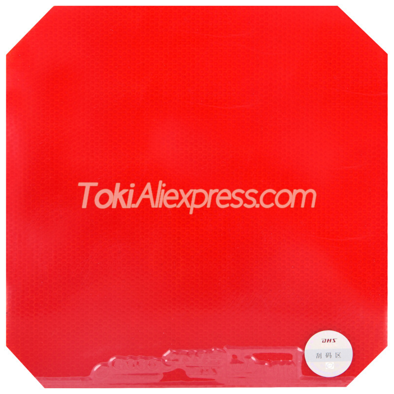 Description Picture 4 of itemDHS G666 Table Tennis Rubber (Sticky, High Spin) Pips-in Original DHS G666 Ping Pong Sponge