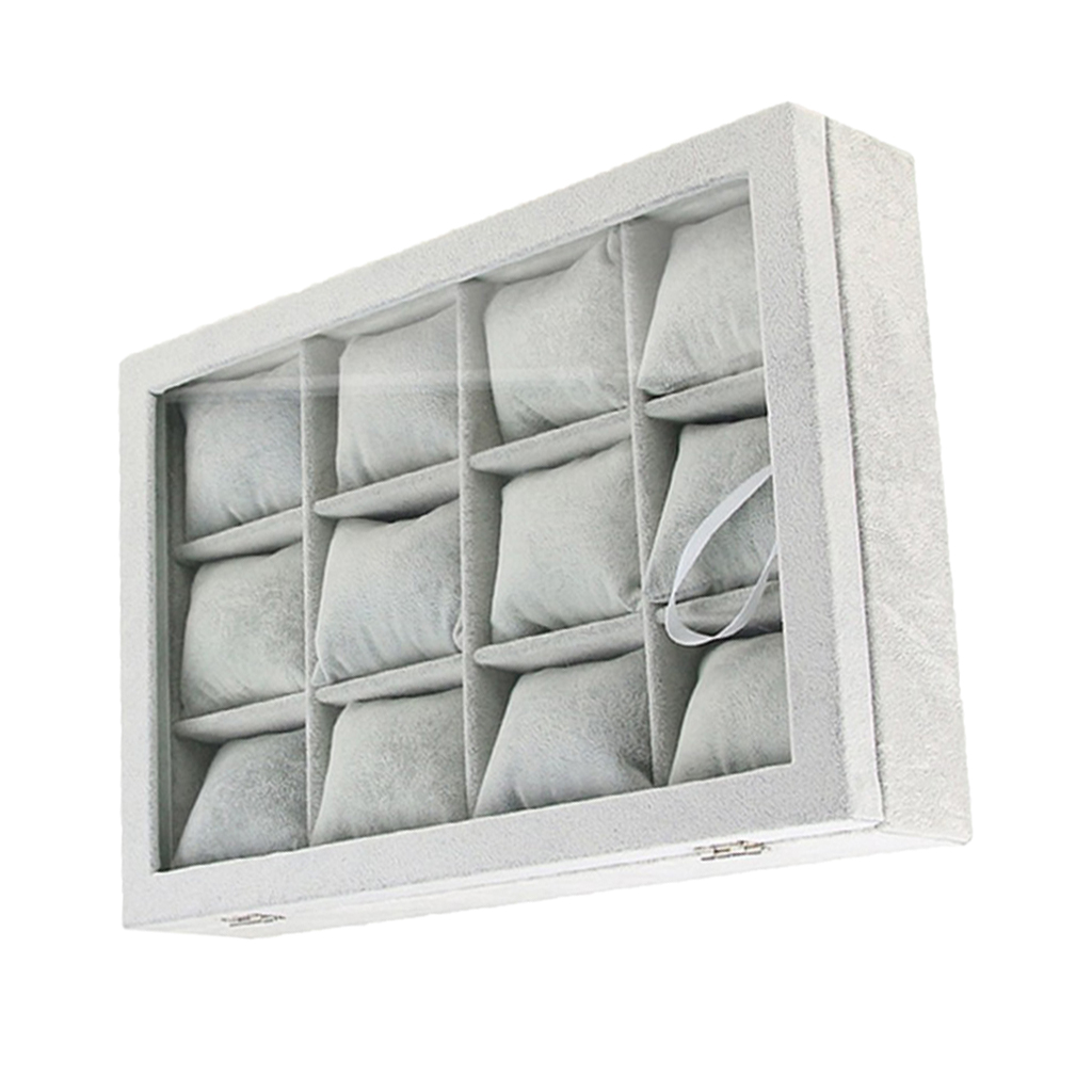 12 pillows jewelry storage box watch case for necklace ring