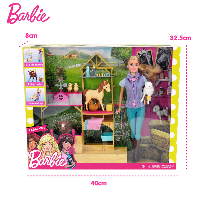 barbie animal rescuer doll & playset