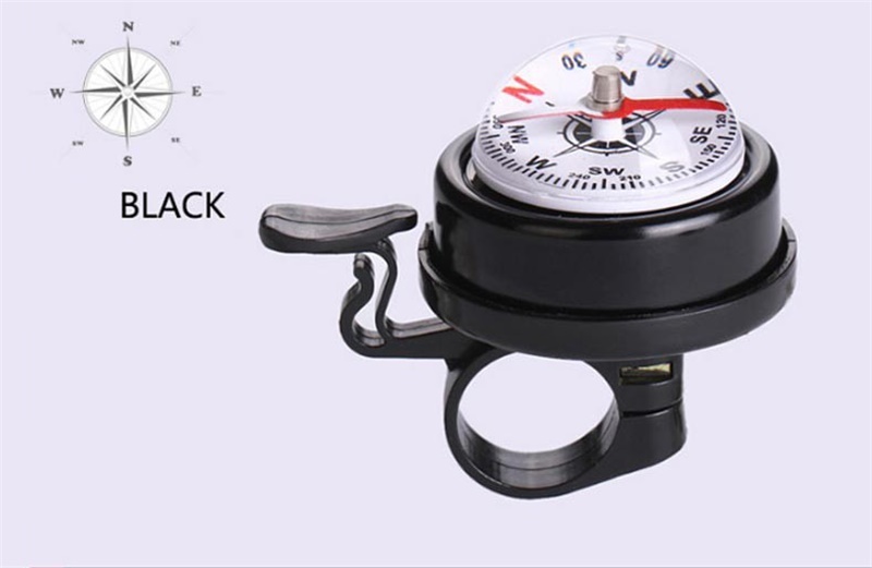 bicycle bell with compass