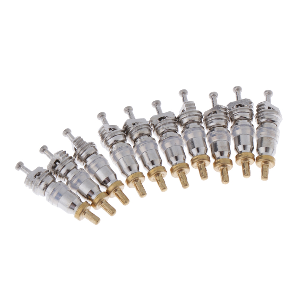 Description Picture 4 of item10Pcs R410 Brass Valve Cores Repl ement for   & Refrigeration