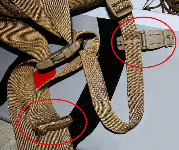 10pcs Tactical Molle Webbing Buckle Carabiner 10pcs Connecting Clips Hook 