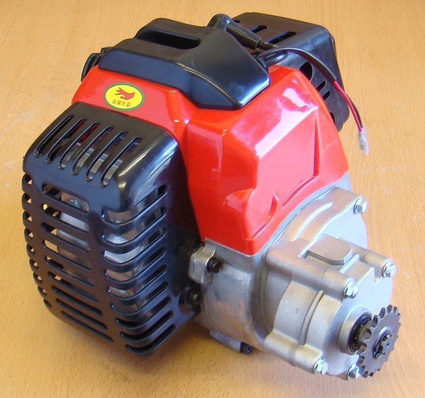 44-5 2-stroke engine with gearbox