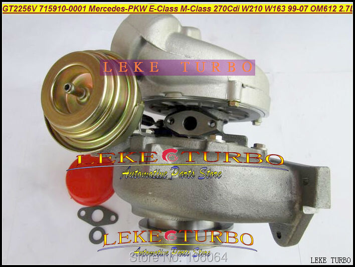 GT2256V 715910-5002S 715910 Turbo Turbocharger For Mercedes-PKW E-Class 270 CDI W210 M-Class W163 1999-07 OM612 2.7L 170HP (2)