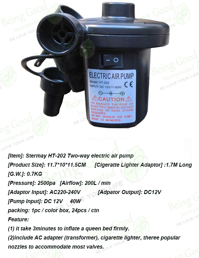 Electric Air Pump Ht-677     -  2