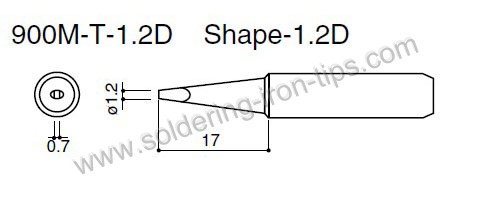 900M-T-1.2D Soldering Tip