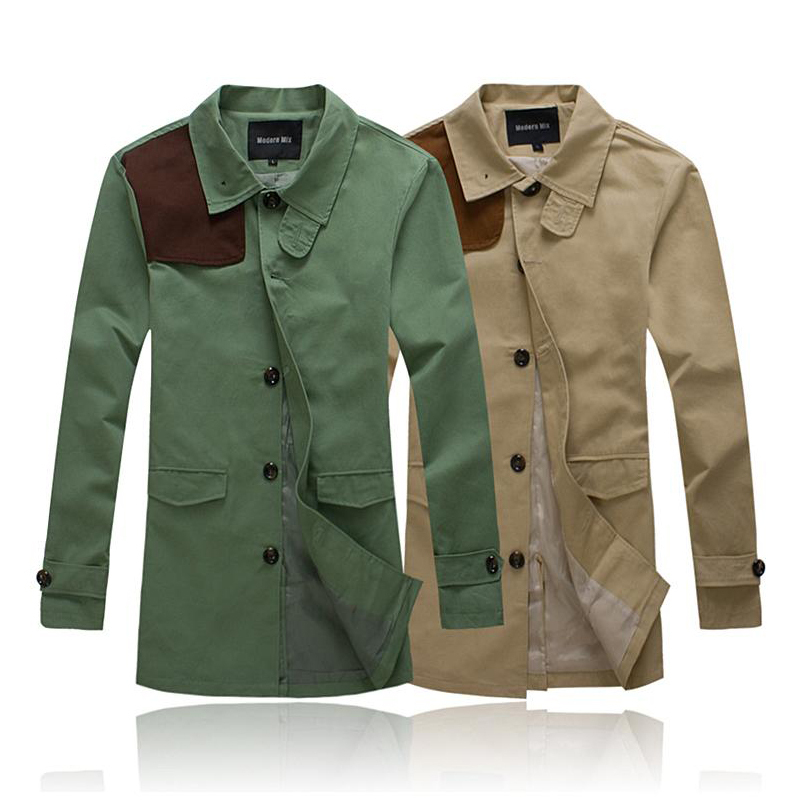 british style Trench coat men long casaco masculin...