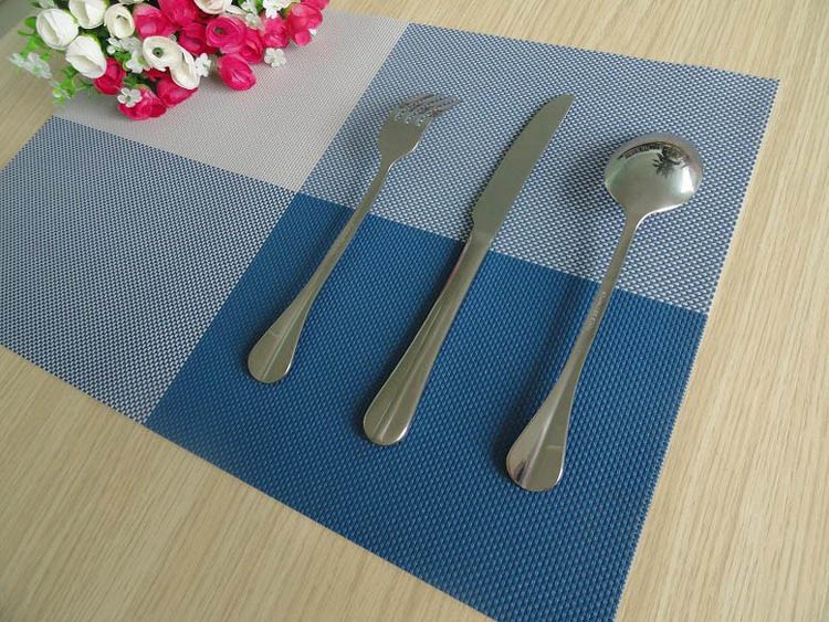 Blue placemat