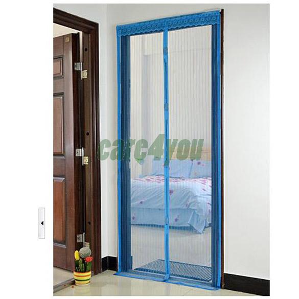 Купить Небесно-голубой магнитные сетки против комаров ошибка двери ...
