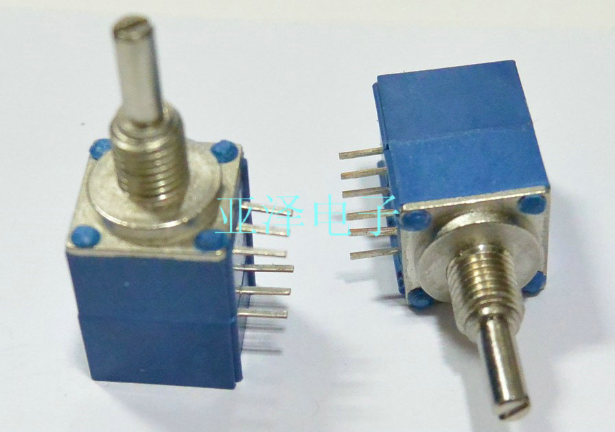 [BEALL]12 type double precision potentiometer shaft length 15MM 10K 20K 100K thin shaft 10pcs